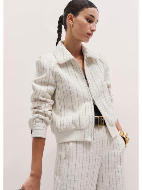 ME+EM Stripe Bomber Jacket