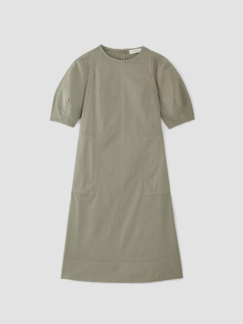 EVERLANE THE SHORT-SLEEVE PUFF MIDI DRESS