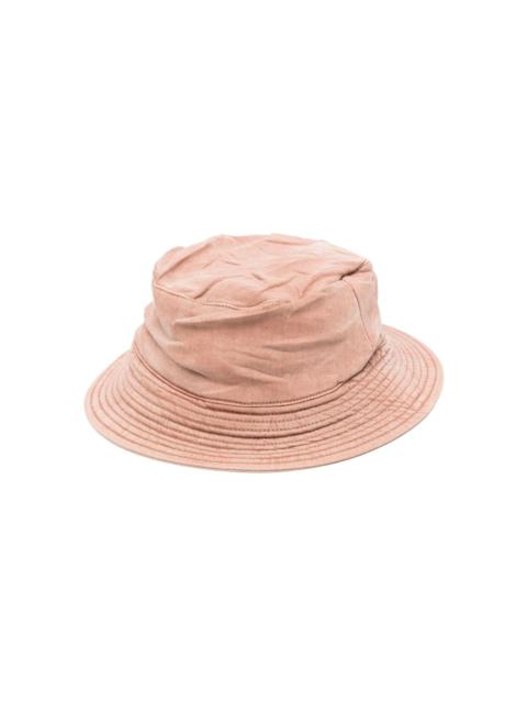 denim wide-brim hat