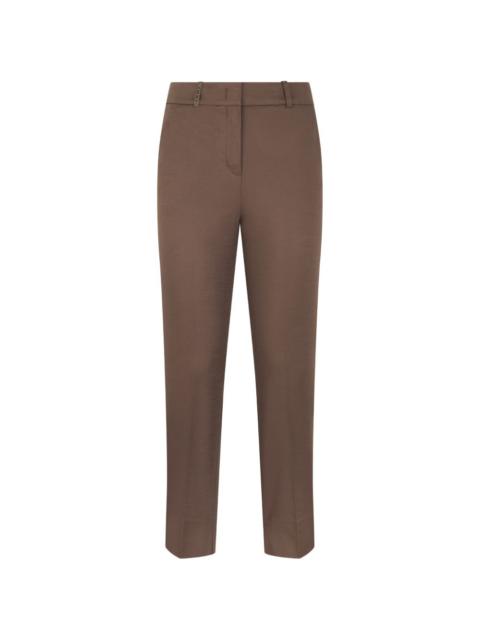 PESERICO concealed-closure trousers