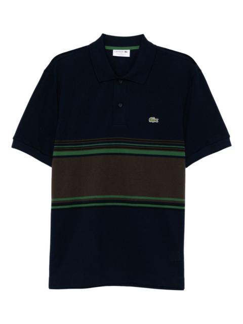 LACOSTE striped polo shirt