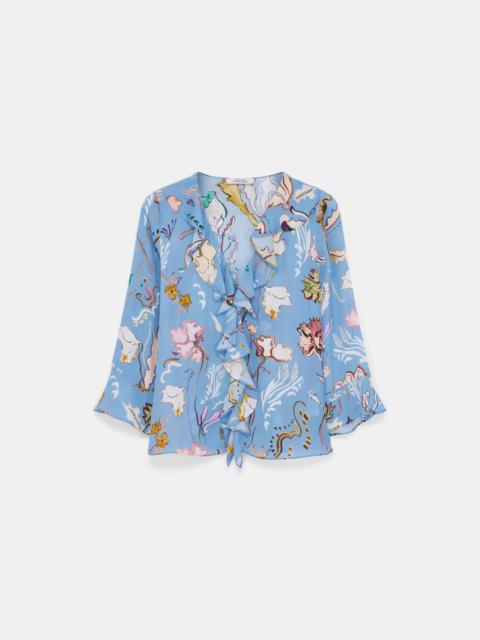 DOROTHEE SCHUMACHER FLORAL TWIST blouse