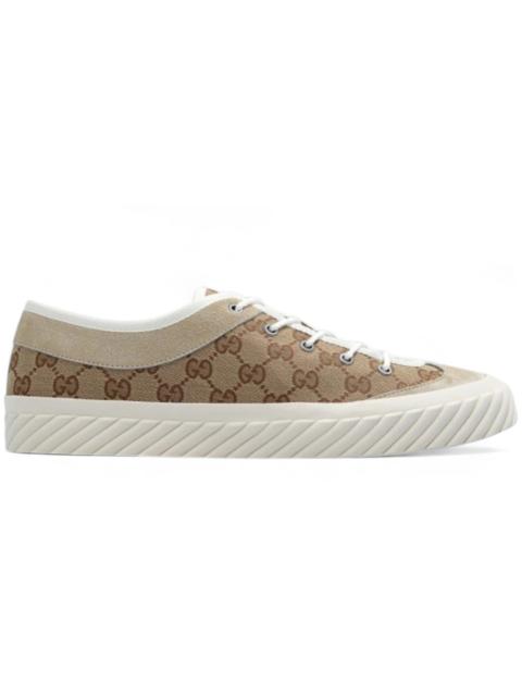 GUCCI Gucci GG Tortuga Sneaker Beige Ebony Canvas