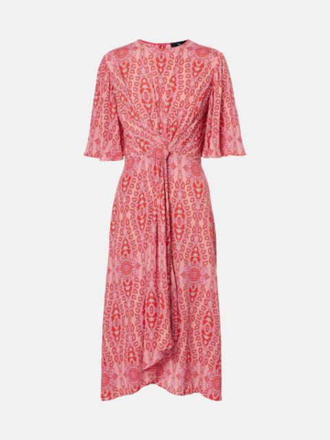 Etro printed flared midi dress