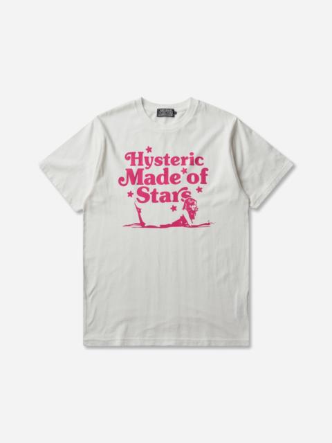 Hysteric Glamour Men's Made Of Stars T-Shirt White