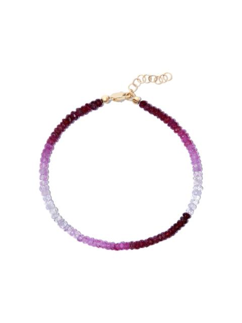ROXANNE FIRST Rocky beaded ruby bracelet