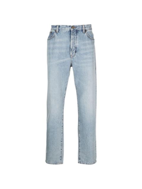 SAINT LAURENT straight-leg denim jeans