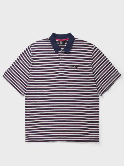by Parra FLAG STRIPER POLO SHIRT