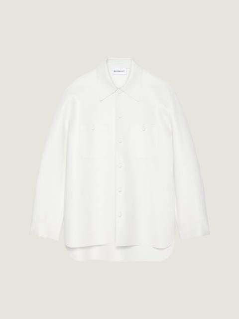 Givenchy OVERSHIRT IN NAPPA LEATHER