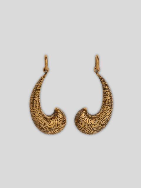 Etro ENAMELLED PAISLEY EARRINGS