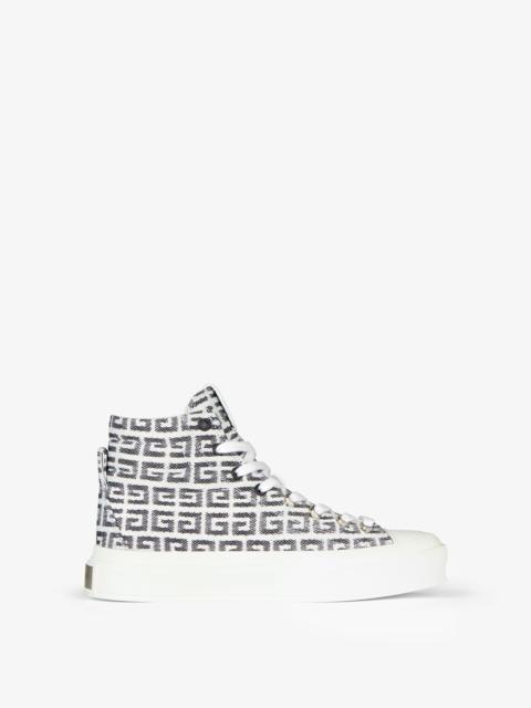 Givenchy HIGH SNEAKERS CITY IN 4G JACQUARD