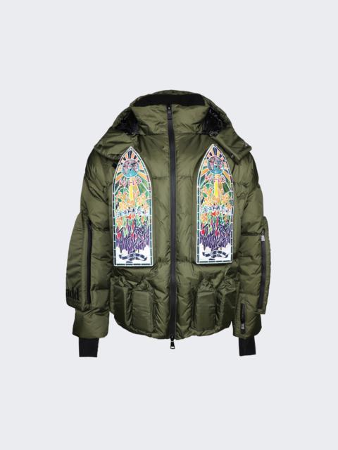 WHO DECIDES WAR x Add Skiwear detachable-hood coat