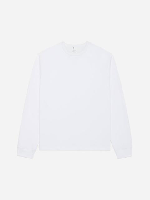 3sixteen Heavyweight Boxy Long Sleeve T-shirt - White