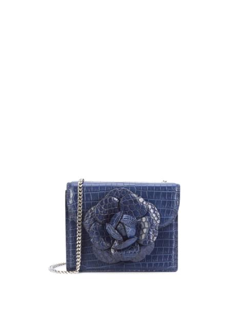 Oscar de la Renta ATLANTIC ALLIGATOR MINI TRO BAG