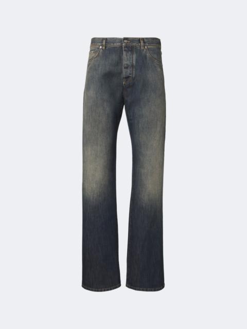 FENDI Faded straight jeans