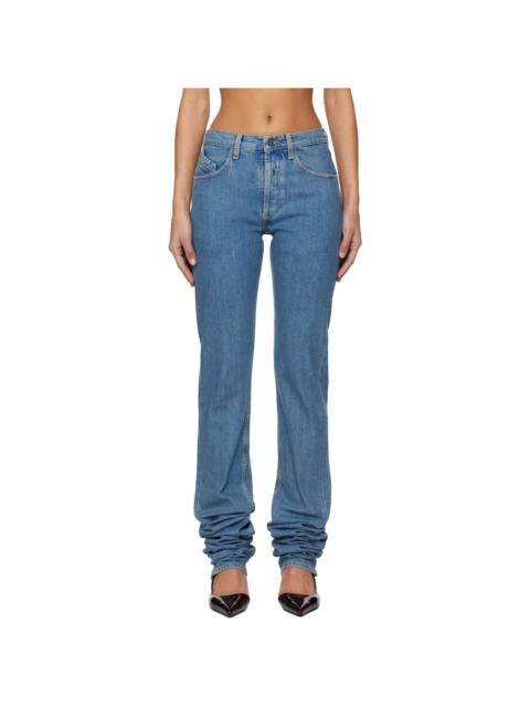 THE ATTICO Blue Long Jeans