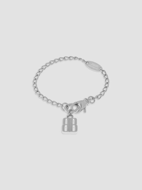 BALENCIAGA Unisex Nano Thin Bracelet - Silver