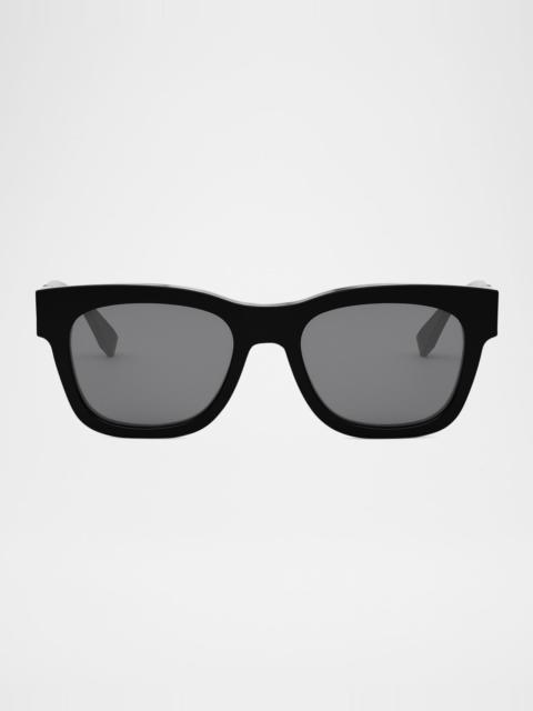 FENDI Men's Square Acetate Sunglasses