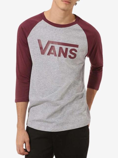 Vans Classic Heather logo-print raglan-sleeve T-shirt