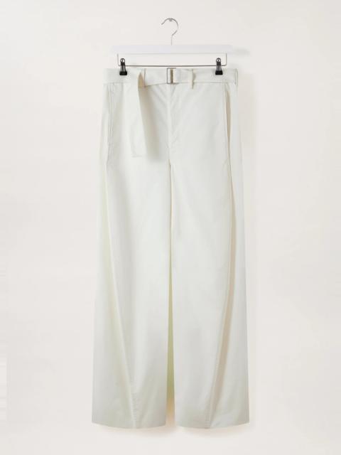 LIGHT BELTED TWISTED PANTS
COTTON TWILL