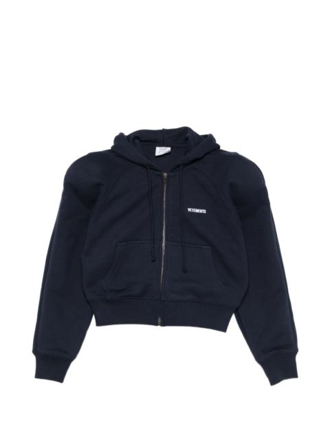 VETEMENTS logo-embroidered hoodie