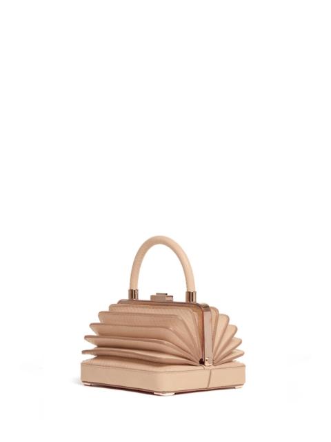 GABRIELA HEARST Small Diana Bag in Nude Snakeskin
