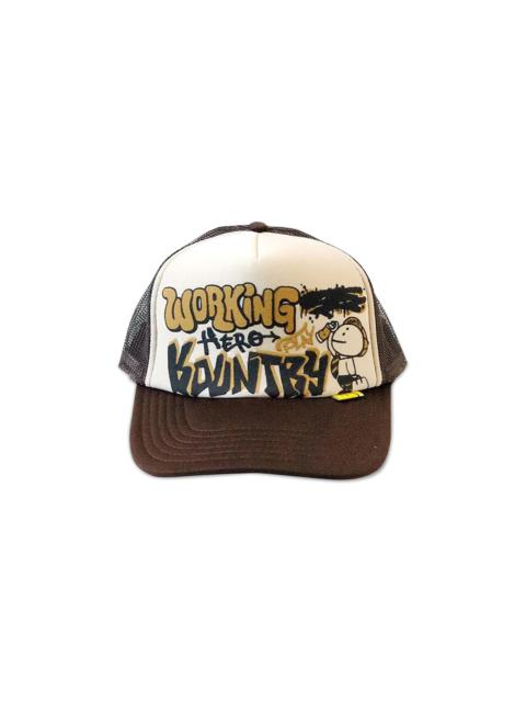 Kapital Working Hero Truck Cap 'Ecru/Brown'