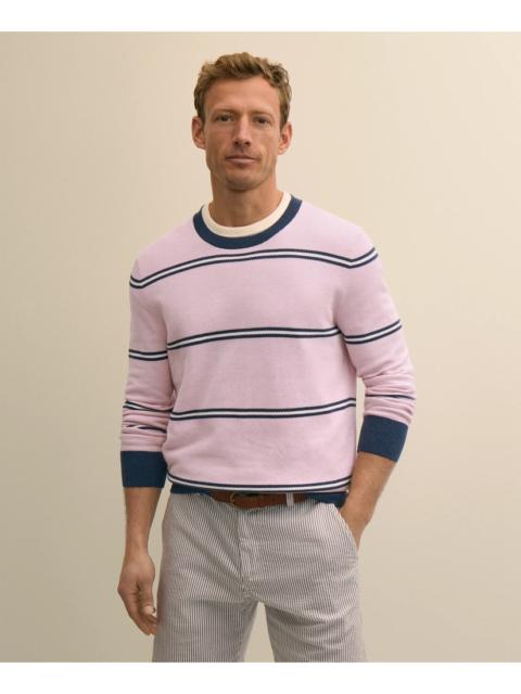 Brooks Brothers Supima® Cotton Pique Crewneck Sweater