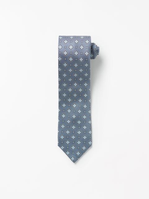 TIGER OF SWEDEN Septa Printed Silk Tie