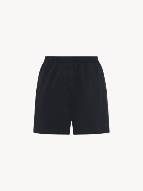 The Row Gerhardt Short in Cotton and Cashmere