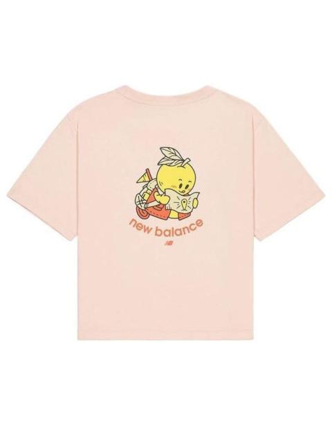 New Balance (WMNS) New Balance Fruit Graphic T-shirt 'Pink' AWT41335-DVR