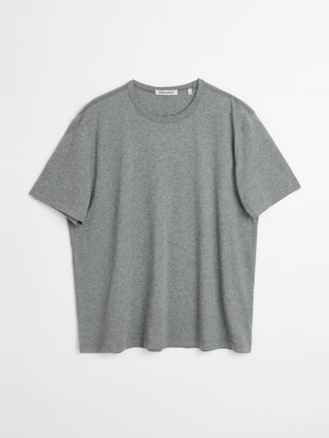 Our Legacy New Box T-Shirt Grey Melange Clean Jersey