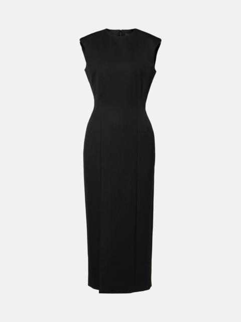 Sculpted midi dress