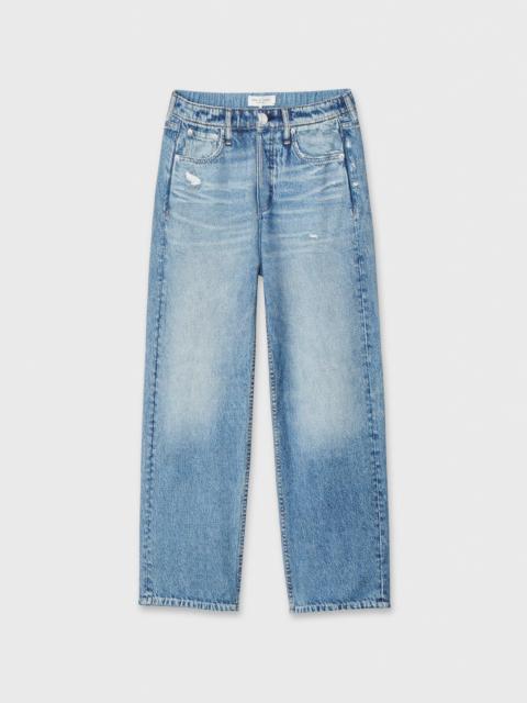 rag & bone rb Miramar Wide-Leg Ankle Pant Cotton Terry