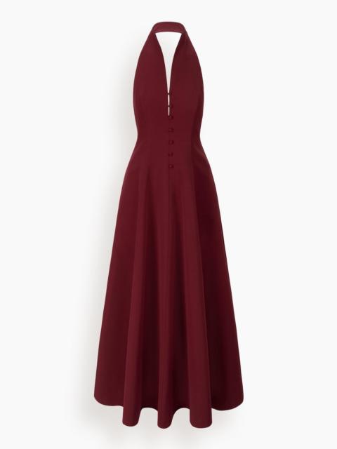 STAUD Stella Dress in Carmino