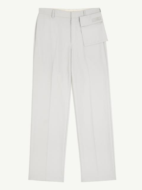 Straight Leg Tailoring Wool Trousers