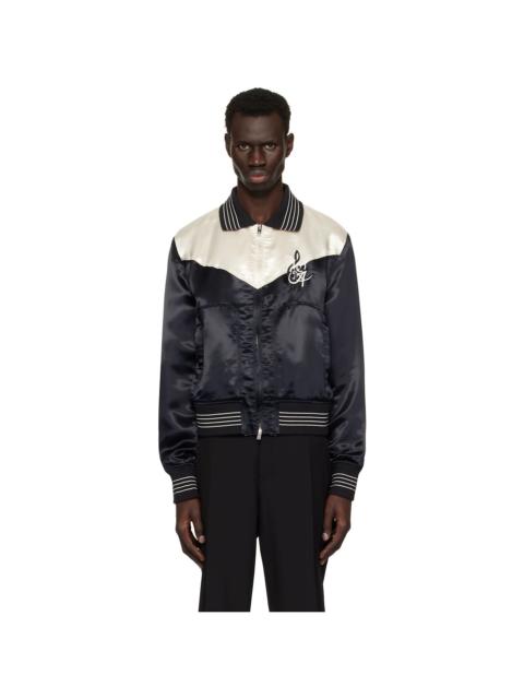AMIRI Black & White 'MA' Music Note Jacket