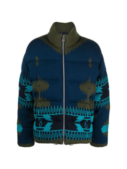 Icon Jacquard padded jacket