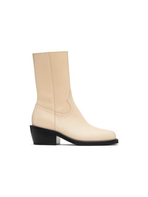 Dries Van Noten Off-White Paneled Boots