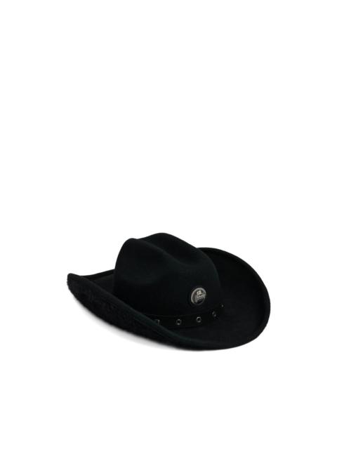 Fusalp curved-brim eyelet cowboy hat