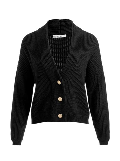 Alice + Olivia HOLDEN FOLDBACK CARDIGAN