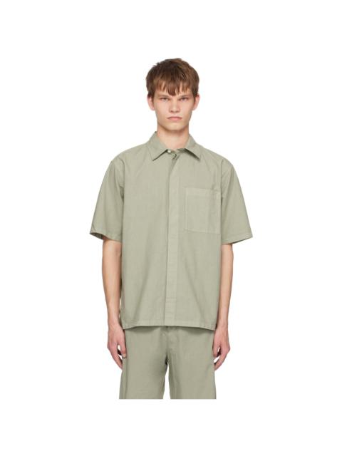 NORSE PROJECTS Green Ivan Typewriter Shirt