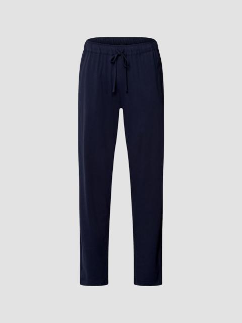 HANRO Men's Knit Jersey Pants - Deep Navy