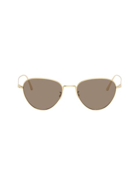 KHAITE Gold Oliver Peoples Edition 1991C Sunglasses