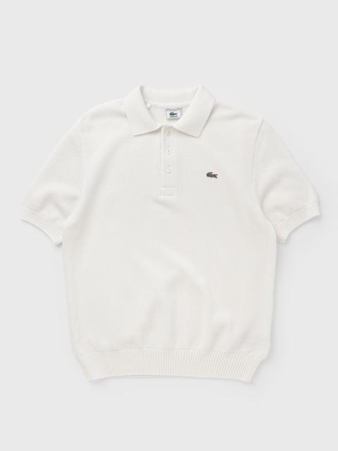 LACOSTE French Made Archive Edition Polo Collar Sweater