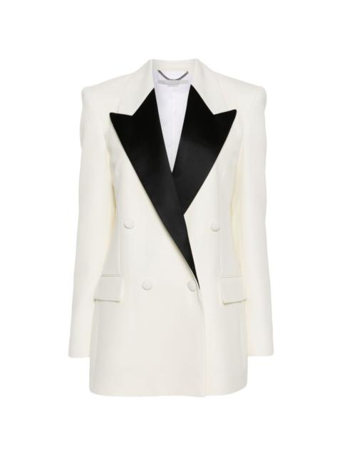Stella McCartney contrasting-panel double-breasted blazer