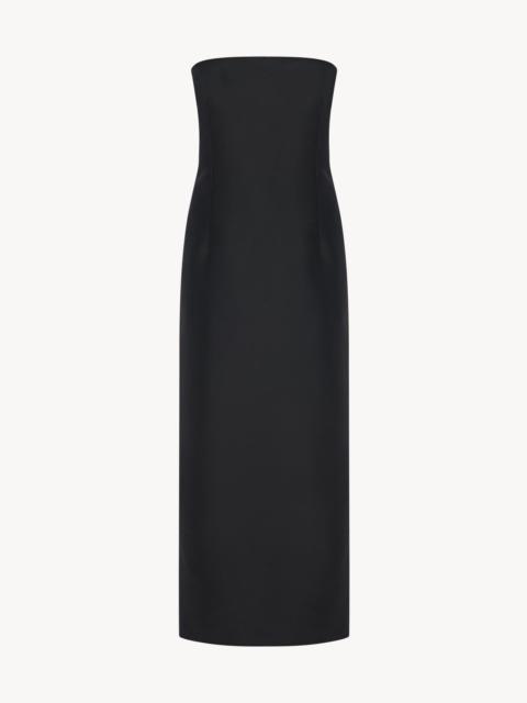 The Row Ward Dress in Virgin Wool and Silk