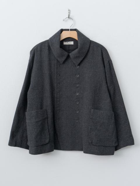 ICHI Antiquités C/W Seersucker Jacket - Charcoal