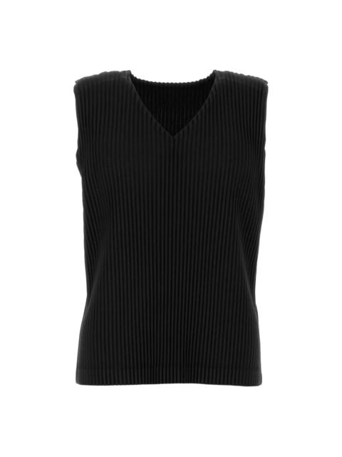 ISSEY MIYAKE JULY AW25 BASIC VEST - BLACK