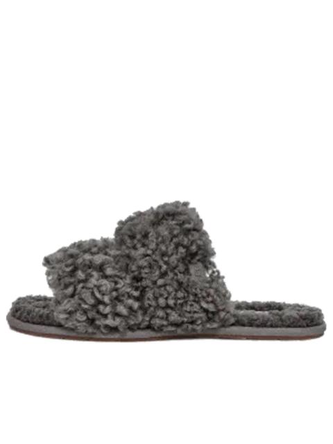 UGG (WMNS) UGG Maxi Curly Scuffetta 'Grey' 1130837-CHRC